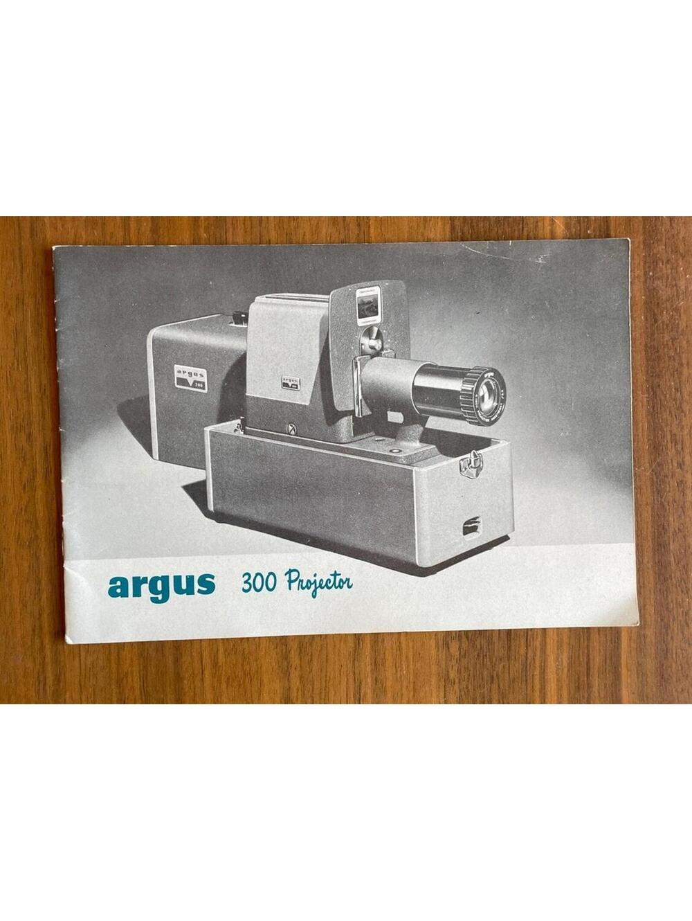 Argus 300 Projector Booklet Vintage